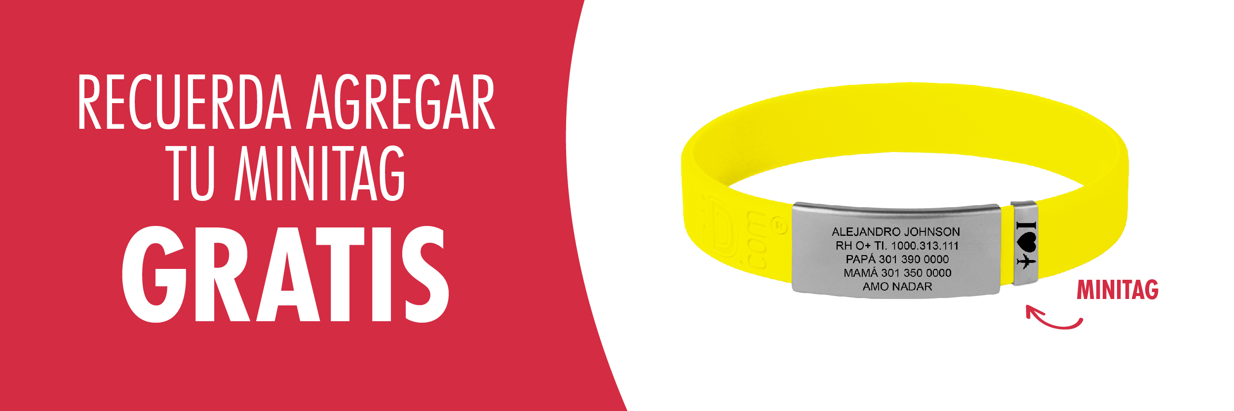 Recuerda agregar tu minitag gratis